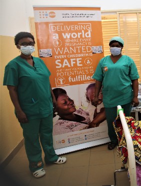 Trained staff at Garoua Regional Hospital
