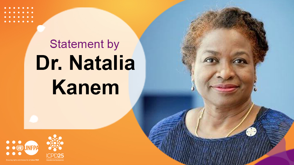 Statement by Dr. Natalia Kanem, UNFPA Executive Director on International Day for the Elimination of Violence against Women