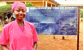  A Midwife Increasing Trust And Skilled Birth Attendance In Health Facilities In Bana, Cameroon.