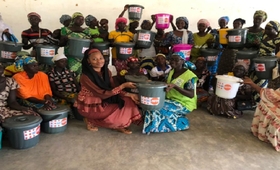 Vulnerable women who have received Dignity Kits