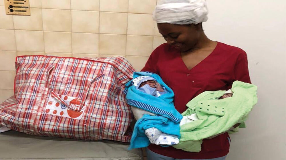 Midwives deployed for humanitarian intervention in Cameroon.