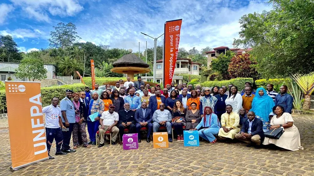 The staff of the United Nations Population Fund UNFPA Cameroon country office reiterated their commitment to continue working as a united, strong and beneficiary-oriented team around their leader the Resident Representative Dr. Justin Koffi with the objec