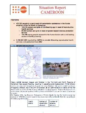 Flooding Situation Report_Far North and North Regions_October 2022