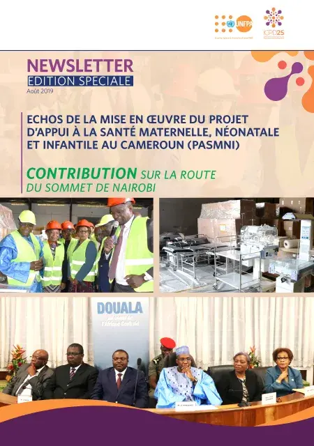 ECHOS DE LA MISE EN OEUVRE DU PROJET D'APPUI A LA SANTE MATERNELLE, NEONATALE ET INFANTILE AU CAMEROUN (PASMNI)