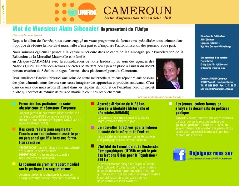 Lettre d’information trimestrielle n°02