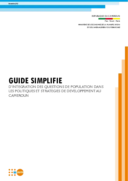 Guide simplifié d'intégration des questions de population dans les politiques et stratégies de développement