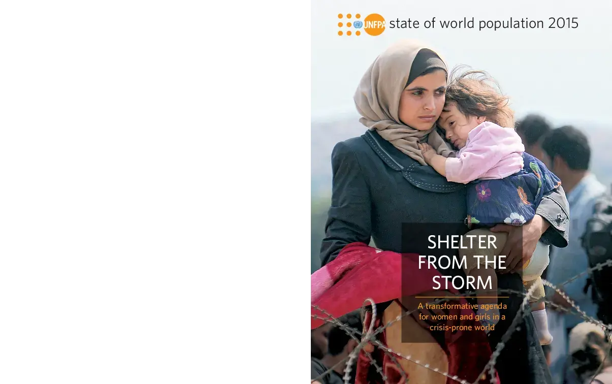 State of the world population report 2015: Shelter from the storm