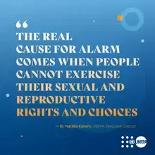 Statement by UNFPA Executive Director, Dr. Natalia Kanem on  World Population Day 11th July 2021